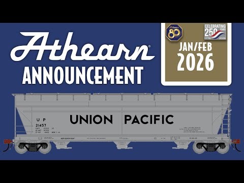 Athearn JAN/FEB 2026 New Announcements: Athearn Genesis ACF 4600 Covered Hopper
