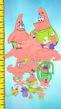 patrick ranking by size 📏 | spongebob