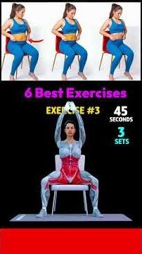 Xxl To S Full Body Stretch (In A Chair) + Cool Down Lazy Recovery — Day 5