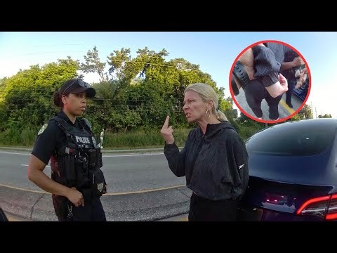 Sovereign Citizen Pulled From Tesla During Traffic Stop