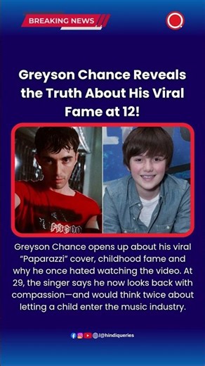 Greyson Chance Reveals the Truth About His Viral Fame at 12! #GreysonChance #LadyGaga