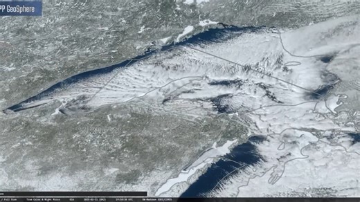 Top 10 Posts of 2025 #8 – 858k views 2025 Destination Duluth content has over 86 million views with over 2 million engagements Feb 13 – A fascinating satellite 5.5 hr timelapse of Lake Superior from Tuesday. Notice the Lake effect snow, ice cover in bays and shores, including some moving ice off of Duluth, the Bayfield, and the central U.P. Published by US National Weather Service Marquette Michigan, we slowed the 5.5 hr loop down a little, then zoomed in to the western part of the Lake. | Desti