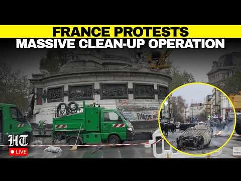 France Protest Updates Live: Massive clean-up operation sweeps across France after protests