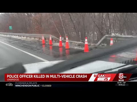 Department identifies officer killed in Uxbridge crash