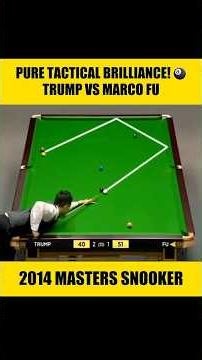 TACTICAL SNOOKER AT ITS ABSOLUTE BEST! 🧠 | Judd Trump vs Marco Fu | Masters 2014