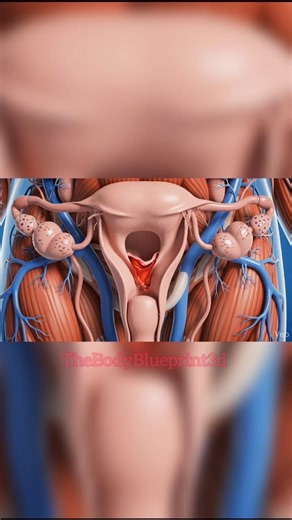 3D Medical Animation: Human Female Reproductive System & Menstrual Flow Anatomy