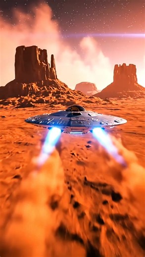 NASA astronauts drive a futuristic UFO across the surface of Mars in a hyper-realistic cinematic scene. #NASA #MarsMission #UFO #SciFiRealism #CinematicVideo #AIStudio #SpaceExploration #UltraRealistic #MarsSurface #Astronauts | Touropia