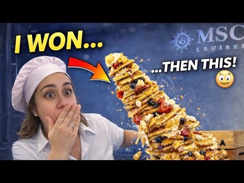 Are You Smarter Than a MasterChef?! I Won the Challenge… Then OOPS! 😂 | MSC Cruise - Tower Disaster