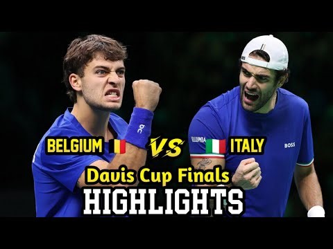 🇮🇹 Italy vs Belgium 🇧🇪 Highlights | 💥 Davis Cup Finals | Epic Match