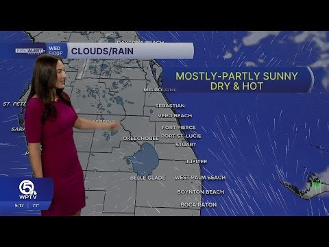 WPTV First Alert Weather Forecast for morning of Wednesday, April 29. 2026