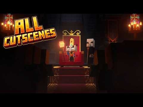 Minecraft Dungeons — All Cutscenes & Cinematics (Full Story)