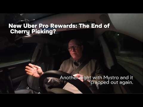 Uber Driver Chronicles: New Uber Pro Rewards. The End of Cherry Picking?