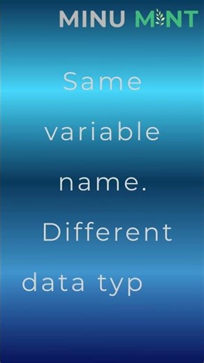 Variables in Python are dynamically typed