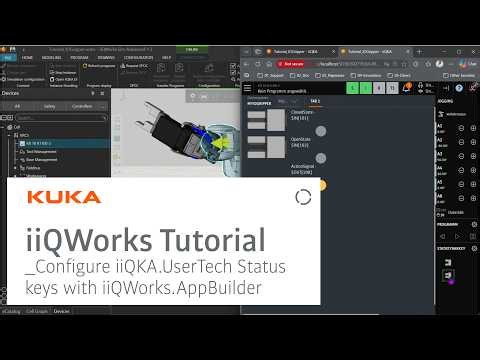 KUKA iiQWorks : Configure iiQKA.UserTech Status key in iiQWorks.AppBuilder