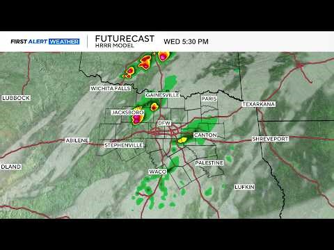 Live: Showers in the morning with Strong to severe storms possible this afternoon