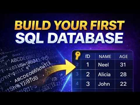 SQL Full Basics in One Video (Create DB, Tables, Insert, Sort DB, Update, Delete)and Error Handling.