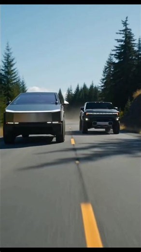 Tesla cyber truck vs GMC Hummer EV
