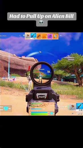 Alien Bill was doing a little too much💥😂 #fortnite #fortniteclips #fortniteshorts #fortnitememes