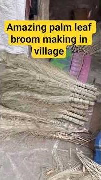 how to make palm leaf broom 🧐👍🙏#shortsfeed #youtubeshorts #shortsviral
