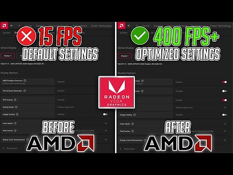 AMD Integrated Graphics Best Settings for Gaming & Performance in 2026📈| AMD Vega 8