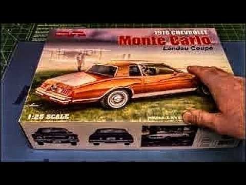 1978 Chevy Monte Carlo Landau 1/25 Scale Model Kit Build How To Assemble Paint Interior