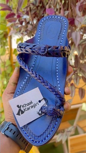 Hand-braided leather,intricate craftsmanship & a finish that speaks luxury without words #kolhapuri