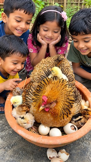 She Hatched This Many Chicks Naturally Broody Hen Surprise! #shorts
