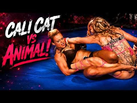 Oil Wrestling Champ Cali Cat vs Lauren "Animal" Fogle | LFC Full Match