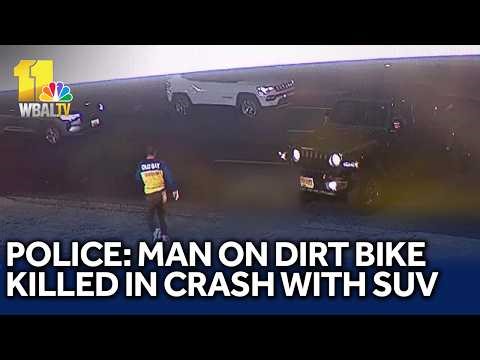 Man on dirt bike killed in crash with SUV, police say