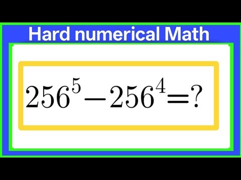 Hardest numerical Math problem | brain buster Math | step by step explanation | Can you solve it?