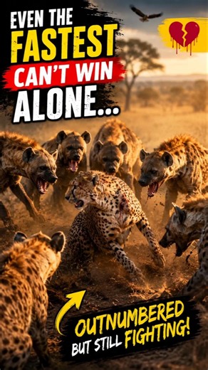Even the Fastest Can't Win Alone... The Heartbreaking Reality of the Wild😲😱