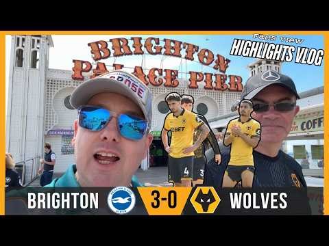 ON THE BEACH 🏖️ Brighton 3-0 Wolves VLOG My Match Highlights
