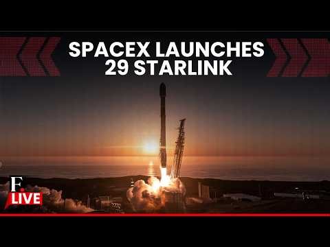 SpaceX Launches 29 Starlink Satellites on Falcon 9 Rocket | LIVE