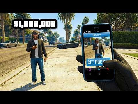 Secretly Putting Bounties On People While Standing Right Next To Them In GTA 5 RP