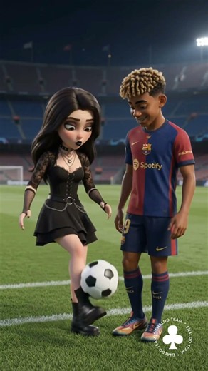 DESAFIO DE EMBAIXADINHAS COM O LAMINE YAMAL E MORGANA! #shorts #enaldinho #morgana #barcelona