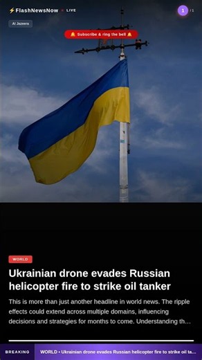 Ukrainian drone evades Russian helicopter fire — What's Next?