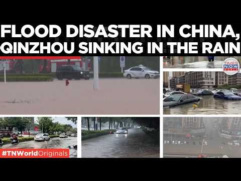 Qinzhou Underwater, Torrential Rainstorm Triggers Extreme Waterlogging in Guangxi