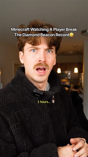 Minecraft Watching A Player Break The Diamond Beacon Record🤣