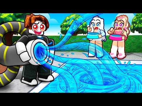 I Pretended To Be A NOOB In Roblox +1 Drain Water Per Click...