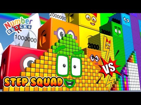 Learn Numbers 240 vs 25,000,000 with Numberblocks! Super Fun Math for Kids! 🚀