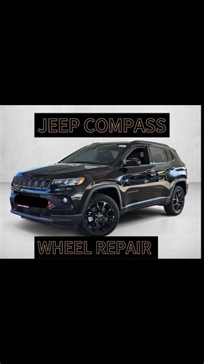 POV: this customer had a rental so to avoid crazy charges when returning the vehilce he called me and got that wheel repaired for a fraction of the price! #wheelrepair #wheels #jeep #pov #glossblack