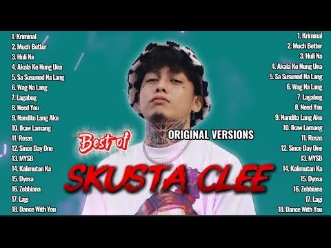 SKUSTA CLEE SONGS PLAYLIST 2026 🎧| BEST OF SKUSTA CLEE SONGS | OPM HEARTBREAK SONGS PLAYLIST
