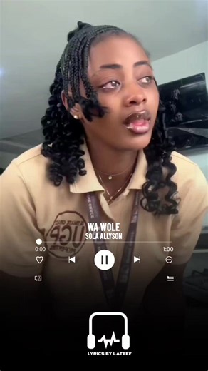 Wa wole (Lyrics) Sola allyson 🎶♥️ #wawole #lyrics #solaallyson #gospelmusic #trending
