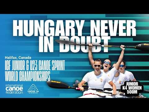 Hungary Retain Junior K4 W 500m Title 🇭🇺 / 2026 ICF Junior & U23 Canoe Sprint World Championships