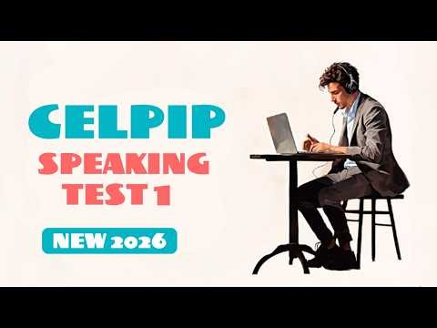 CELPIP Speaking Test 1 Practice 2026 | NEW (With Answers)