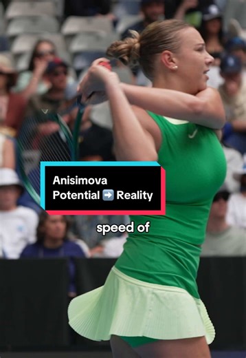 Amanda Anisimova Aiming for #AO26 Tennis Trophy