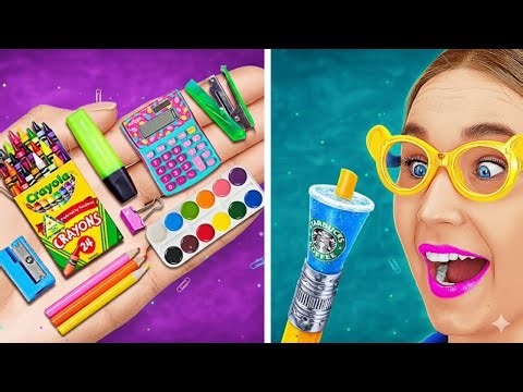 COOL SUPPLIES THAT WILL SAVE YOUR SCHOOL LIFE📚Genius DIY School Supplies And Hacks By 123GO SCHOOL