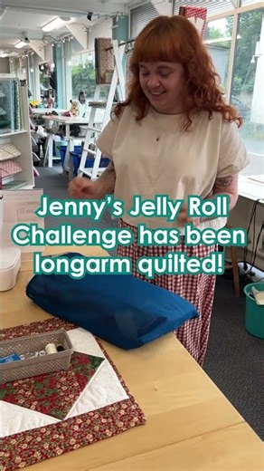 Jenny's Herringbone Pattern Jelly Roll Quilt