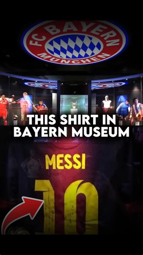 Why Bayern Has Messi’s Jersey in Their Museum 🔥😮 #shortsfeed #shorts #footballtogether