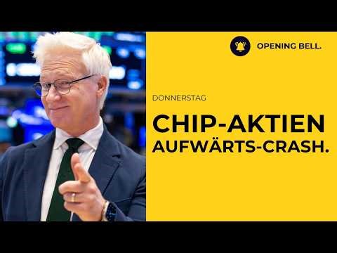 Aufwärts-Crash bei Chipaktien | Tesla und Software-Sektor unter Druck.